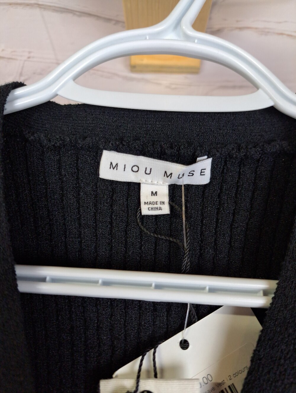 Miou Muse Button Ribbed Knit Top - Picture 6 of 11